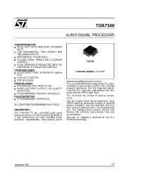 Datasheet TDA7340P manufacturer STMicroelectronics
