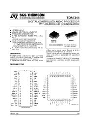 Datasheet TDA7344P manufacturer STMicroelectronics