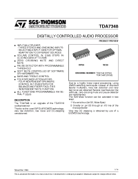Datasheet TDA7348 manufacturer STMicroelectronics