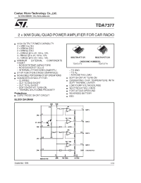 Datasheet TDA7377V manufacturer STMicroelectronics