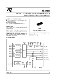 Datasheet TDA7401 manufacturer STMicroelectronics