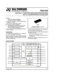 Datasheet TDA7435 manufacturer STMicroelectronics
