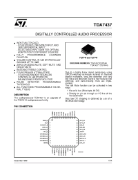 Datasheet TDA7437 manufacturer STMicroelectronics