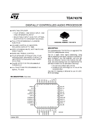 Datasheet TDA7437N manufacturer STMicroelectronics