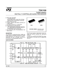 Datasheet TDA7438D manufacturer STMicroelectronics