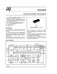 Datasheet TDA7461ND manufacturer STMicroelectronics