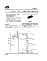 Datasheet TDA7473 manufacturer STMicroelectronics