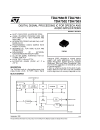 Datasheet TDA7550 manufacturer STMicroelectronics