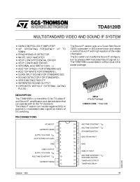 Datasheet TDA8120B manufacturer STMicroelectronics