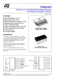 Datasheet TDA8139D manufacturer STMicroelectronics