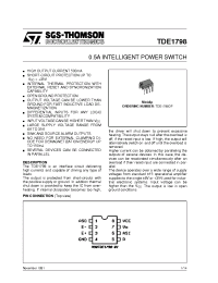 Datasheet TDE1798 manufacturer STMicroelectronics