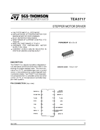 Datasheet TEA3717 manufacturer STMicroelectronics