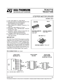Datasheet TEA3718SDP manufacturer STMicroelectronics
