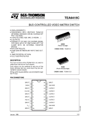 Datasheet TEA6415C manufacturer STMicroelectronics