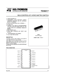 Datasheet TEA6417 manufacturer STMicroelectronics