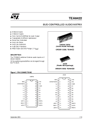 Datasheet TEA6422D manufacturer STMicroelectronics