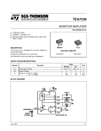 Datasheet TEA7530FP manufacturer STMicroelectronics