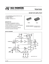 Datasheet TEA7532DP manufacturer STMicroelectronics