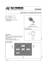 Datasheet TEA7610 manufacturer STMicroelectronics