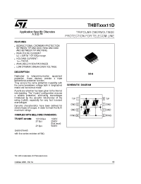 Datasheet THBT16011D manufacturer STMicroelectronics