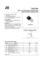 Datasheet THD215HI manufacturer STMicroelectronics