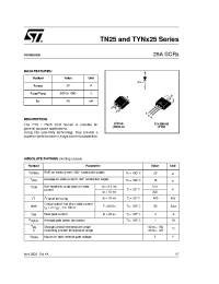 Datasheet TN2540-x00G manufacturer STMicroelectronics