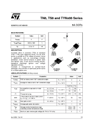 Datasheet TS820-600T-TR производства STMicroelectronics