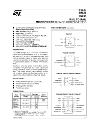 Datasheet TS861ILT manufacturer STMicroelectronics