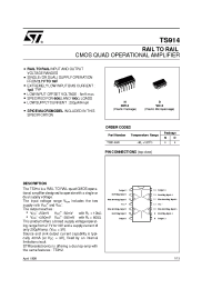 Datasheet TS914A производства STMicroelectronics