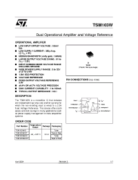 Datasheet TSM103WID manufacturer STMicroelectronics