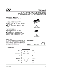 Datasheet TSM104A manufacturer STMicroelectronics