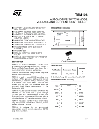 Datasheet TSM108I manufacturer STMicroelectronics