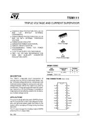 Datasheet TSM111 manufacturer STMicroelectronics