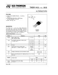 Datasheet TXDV812 manufacturer STMicroelectronics