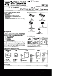 Datasheet UA741CD manufacturer STMicroelectronics