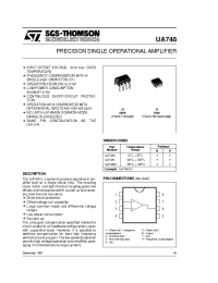Datasheet UA748CN manufacturer STMicroelectronics