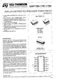 Datasheet UAF1780DP manufacturer STMicroelectronics