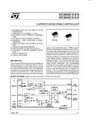 Datasheet UC2843 manufacturer STMicroelectronics