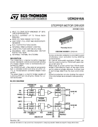 Datasheet UDN2916A производства STMicroelectronics