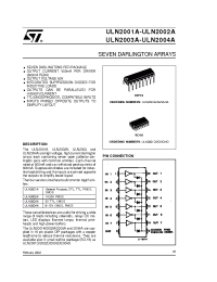 Datasheet ULN2004 manufacturer STMicroelectronics