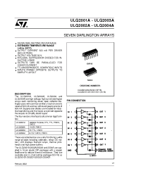 Datasheet ULQ2003R manufacturer STMicroelectronics