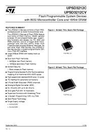 Datasheet UPSD3212 производства STMicroelectronics