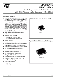 Datasheet UPSD3212C-24T1T manufacturer STMicroelectronics
