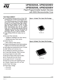 Datasheet uPSD3253B-24U6T manufacturer STMicroelectronics