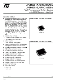 Datasheet UPSD3254A manufacturer STMicroelectronics