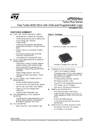 Datasheet uPSD3434EV manufacturer STMicroelectronics