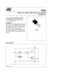 Datasheet VB922 manufacturer STMicroelectronics