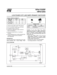 Datasheet VIPer12AS13TR manufacturer STMicroelectronics