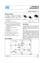 Datasheet VIPER50A-22-E manufacturer STMicroelectronics