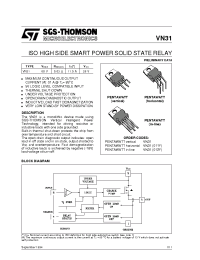 Datasheet VN31(012Y) manufacturer STMicroelectronics